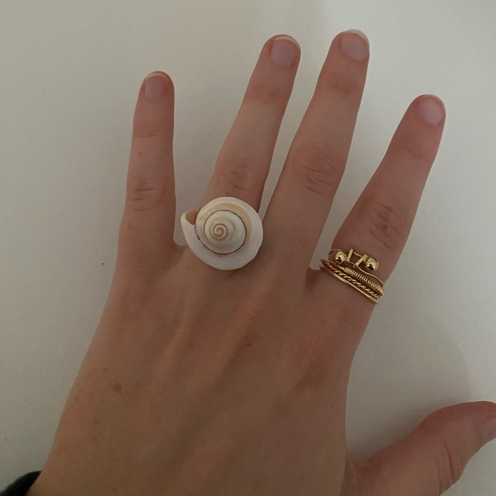 Real Shell Ring